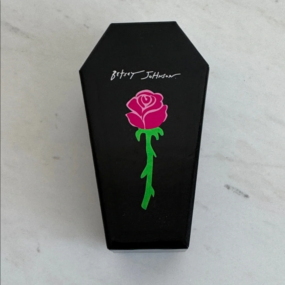 Betsey Johnson Green Ghost Brooch